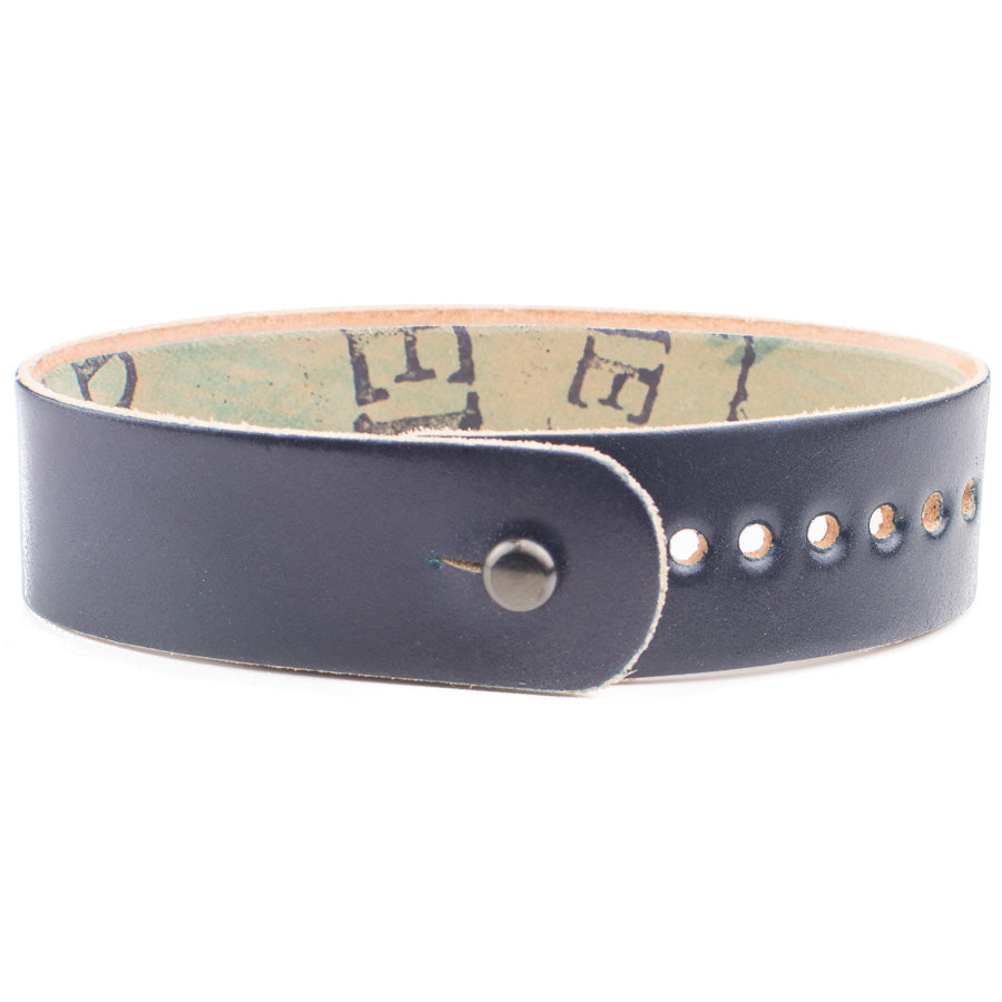 FFF Button-Stud Watchband (Adjustable Cordovan)