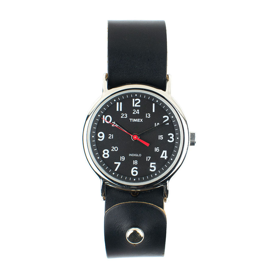 Timex weekender shop black face