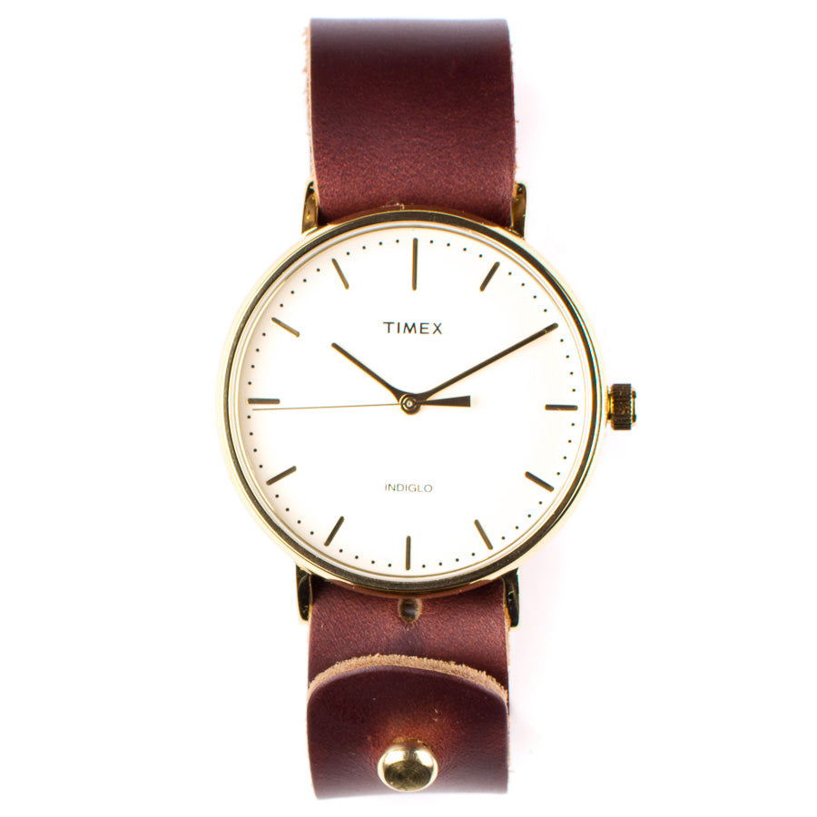 Timex 41mm Gold/Cream Fairfield & 20mm FFF Watchband
