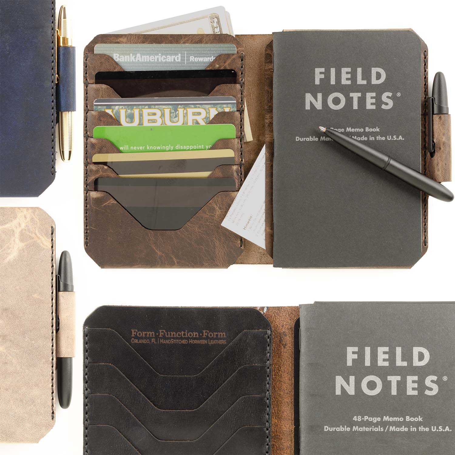 Field Notes Wallet Mustang Dark Green