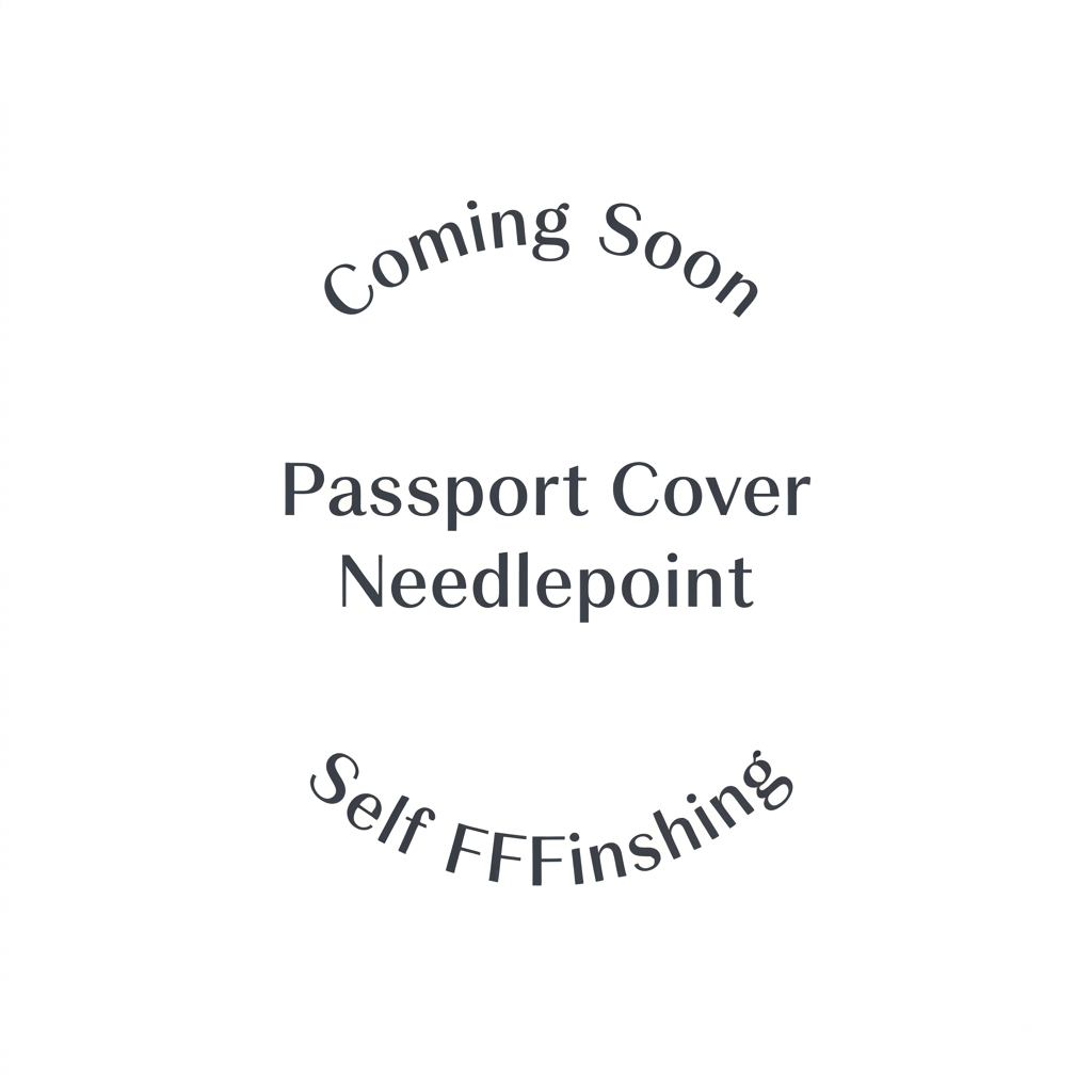 *PREORDER* Passport Cover (Needlepoint) — Self FFFinishing