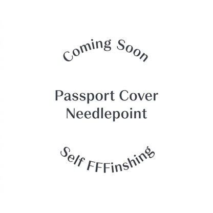 *PREORDER* Passport Cover (Needlepoint) — Self FFFinishing