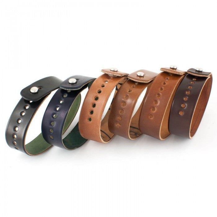 FFF Button-Stud Watchband (Adjustable Cordovan)