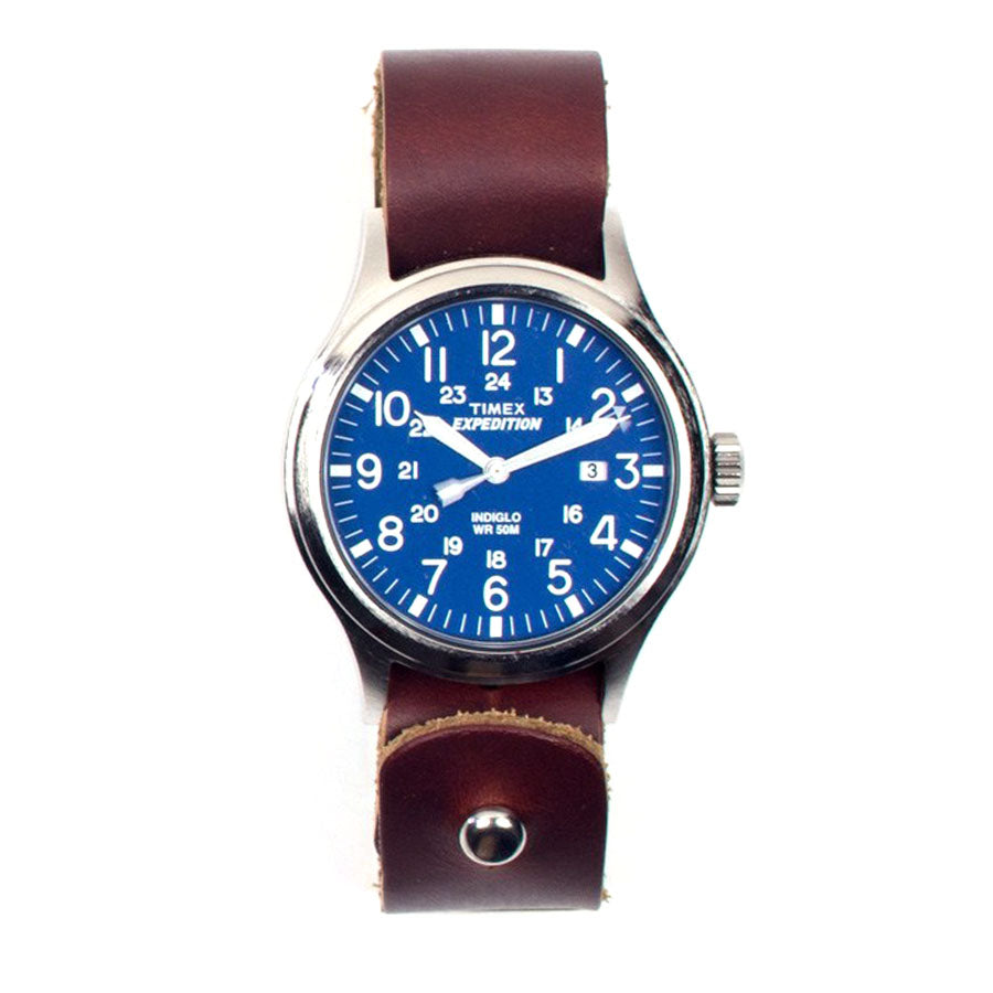 Timex expedition best sale blue face