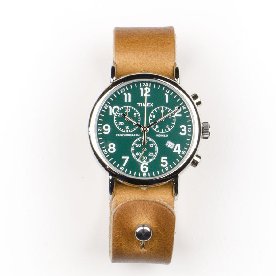 Timex 40mm Emerald Chronograph & 20mm FFF Watchband