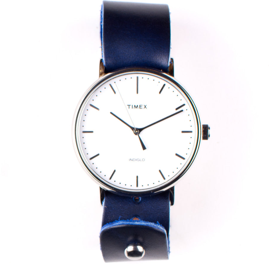 Timex fairfield outlet leather