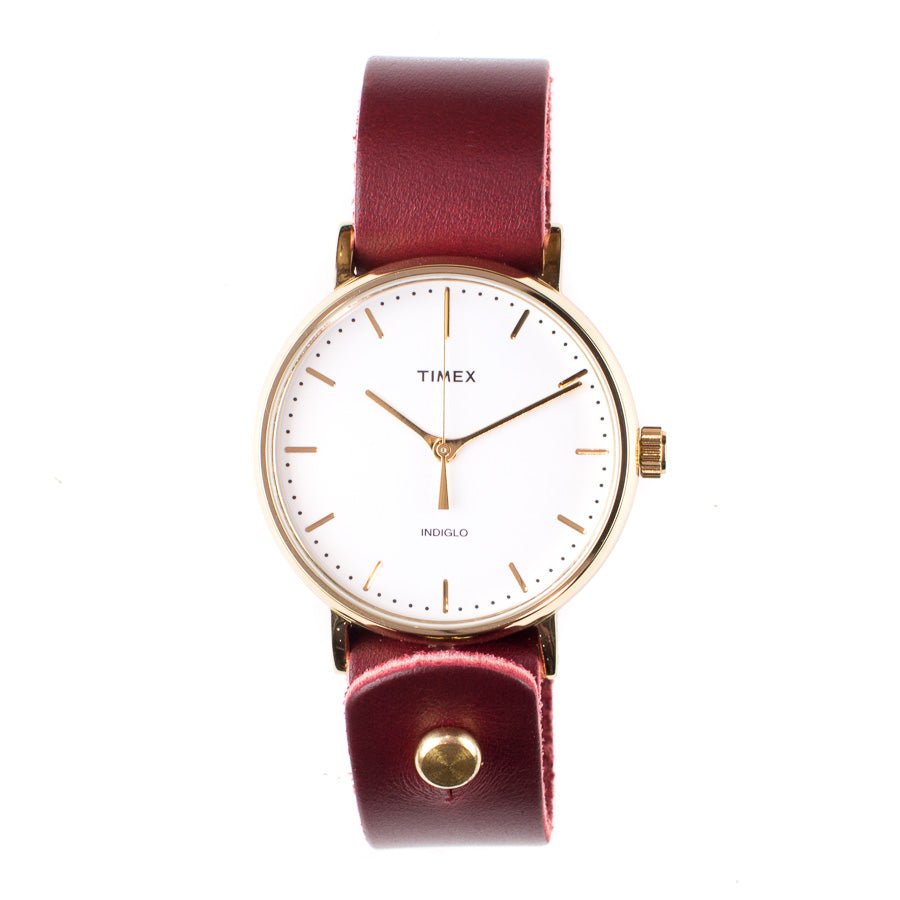 Timex fairfield online gold