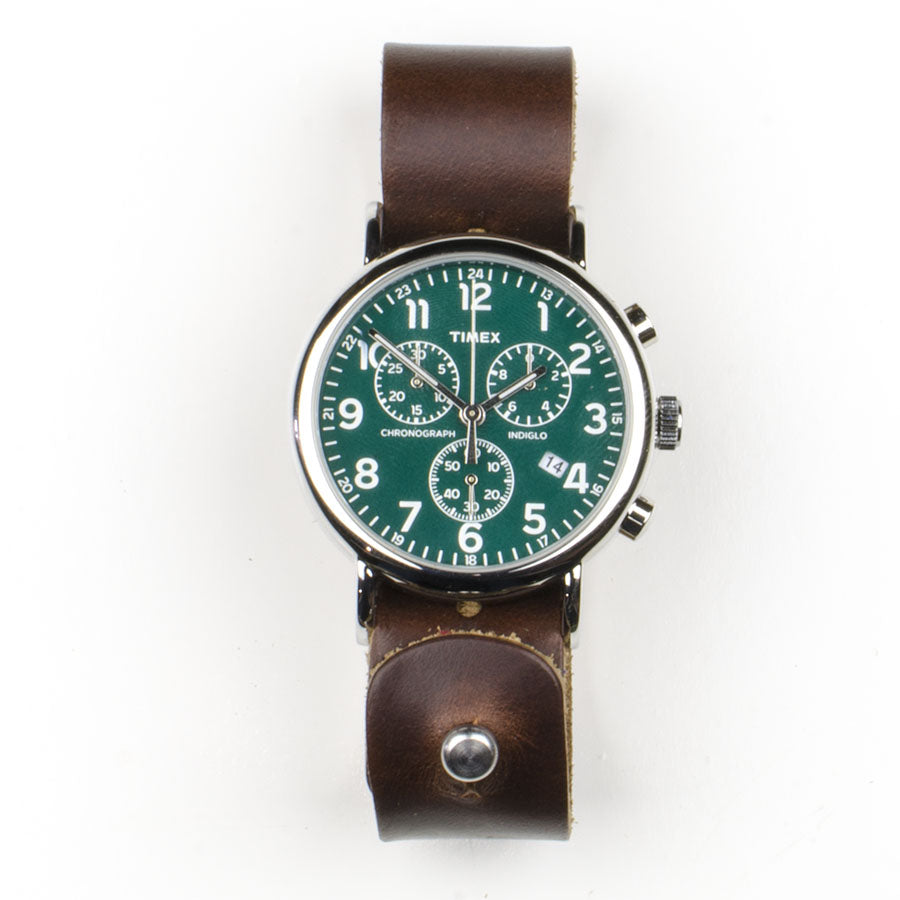 Timex 40mm Emerald Chronograph & 20mm FFF Watchband