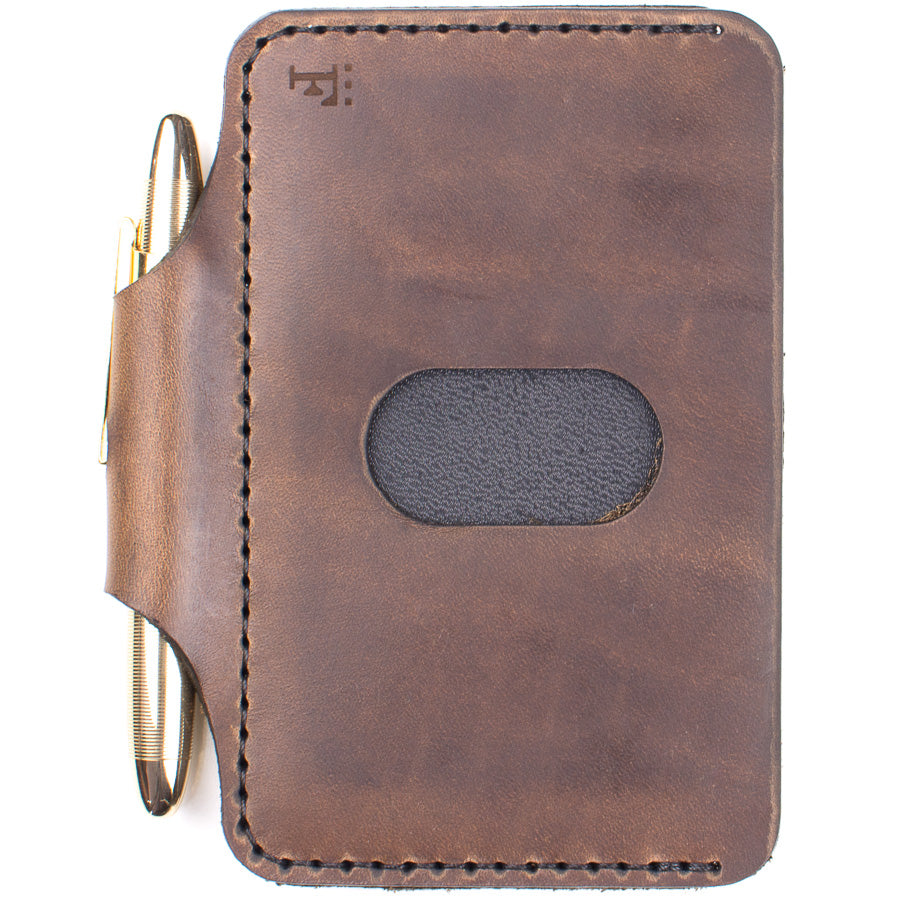 MAX Tan Embossed Leather Wallets 04