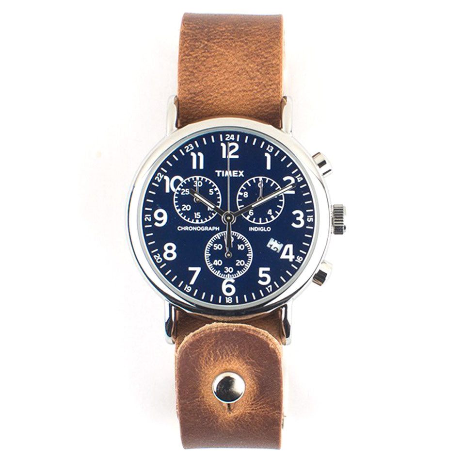 Timex 40mm Cobalt Chronograph & 20mm FFF Watchband