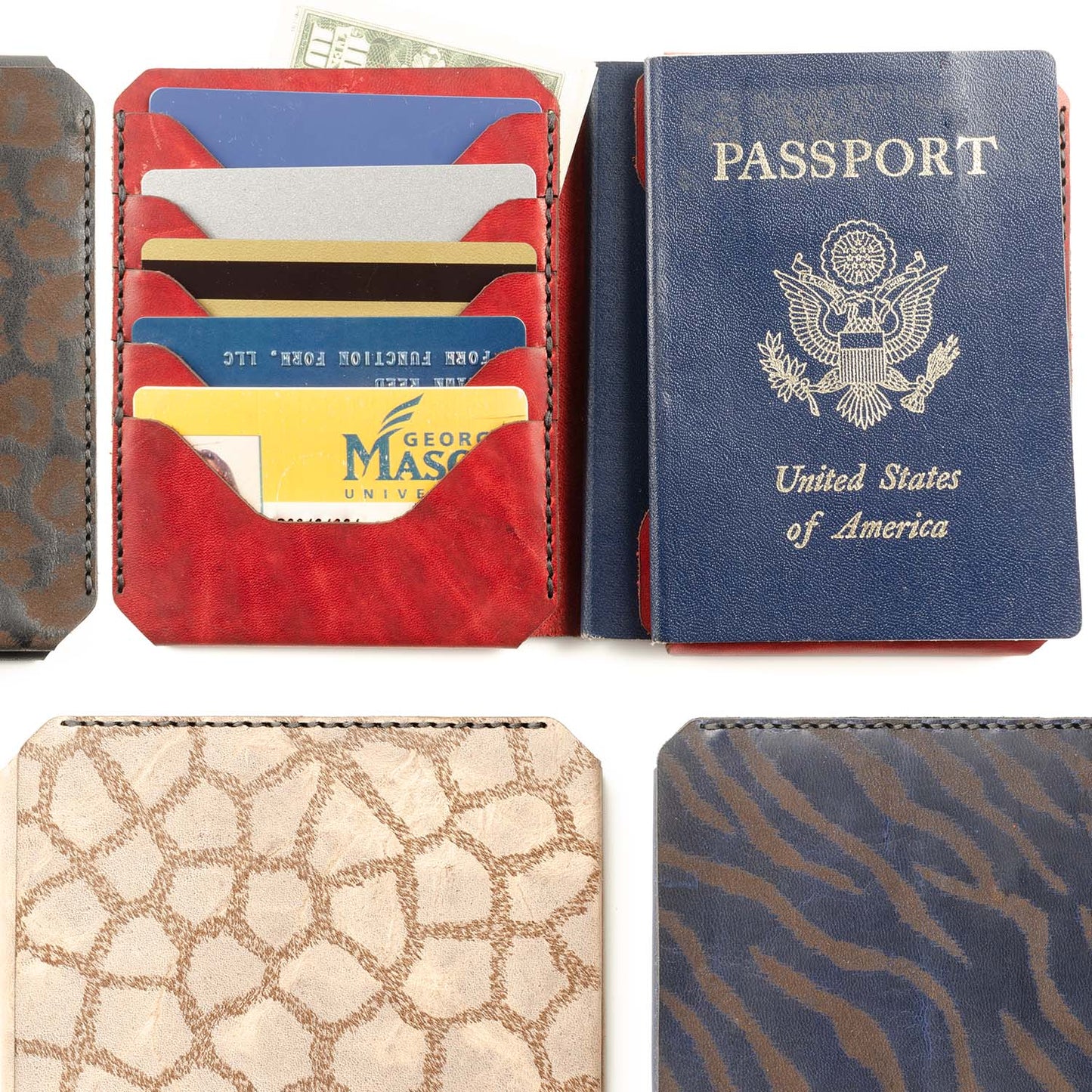 Snake Skin Passport Wallet